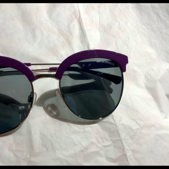 Emporio Armani EA4102 Sunglasses Violet Silver main image 6